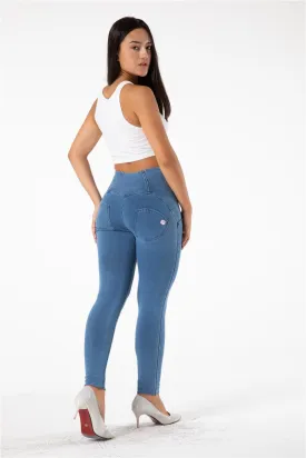 Melody shaping pants high waist light blue denim