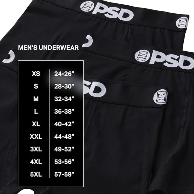 PSD Men's Multicolor Rich Drip 3-Pack Boxer Briefs Extra Large Underwear - 323180185-MUL-XL